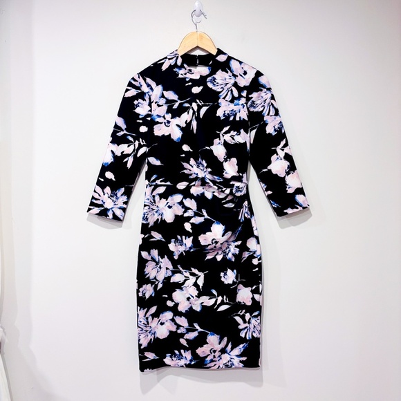 ELIZA J Black floral dress - Picture 2 of 9